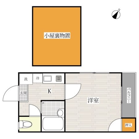 サニーコート大橋の物件間取画像